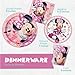 Minnie Mouse Birthday Party Supplies | Minnie Mouse Party Decorations | Minnie Birthday Party, Easy Setup and Takedown with Banner, Table Cover, Plates, Napkins & Sticker