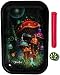 Produktbild Black Leaf Rolling Tray Mushroom M - 275x175x25mm + Buddies Jointhülle 120mm + Fight-Button
