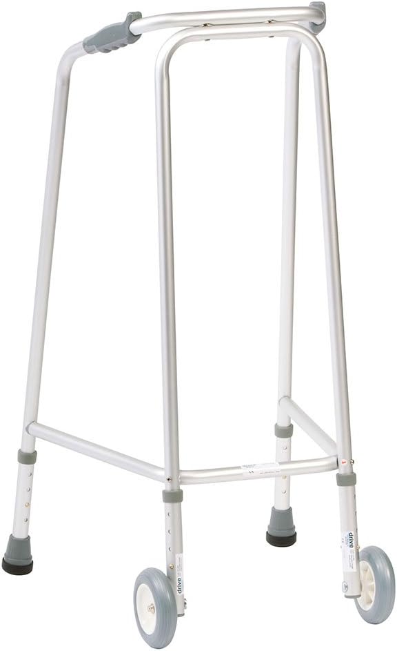 Drive Healthcare Ultra Narrow Walking Frame (Wheeled) N73223 Adjustable