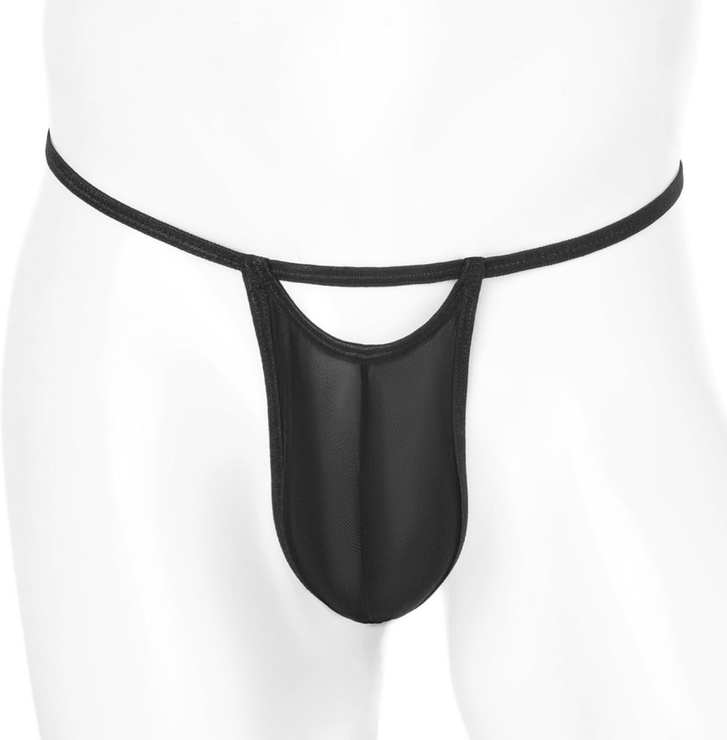 Men's Thong Underwear Hot Low Rise Comfort T-Back G-String Jockstrap Swimsuit Briefs - Image 4