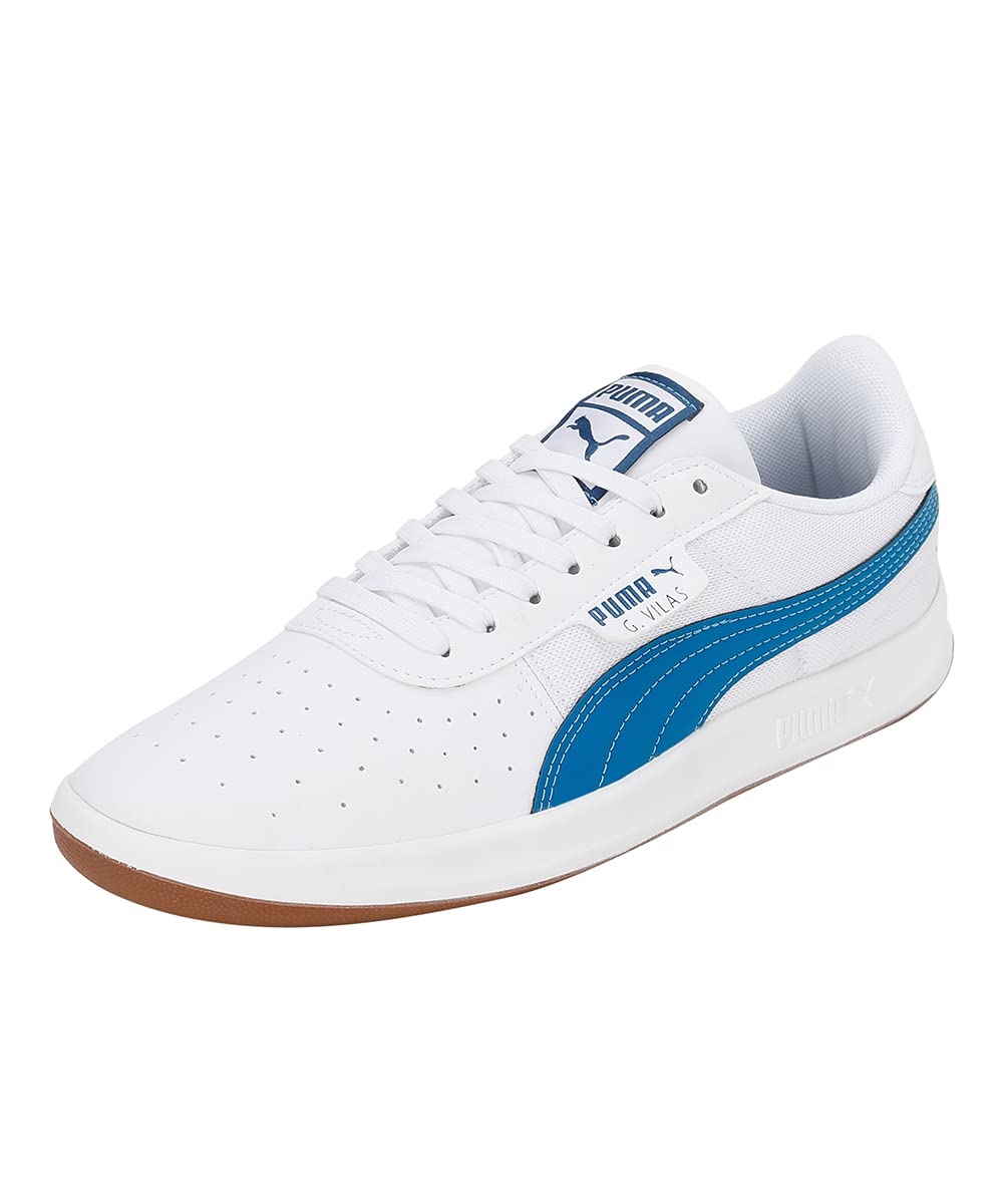 Puma Mens G. Vilas 2 Core Puma White-Mykonos Blue-Gum Sneaker - 11 UK (36331015) (B0B296JTXM) Amazon Price History, Amazon Price Tracker