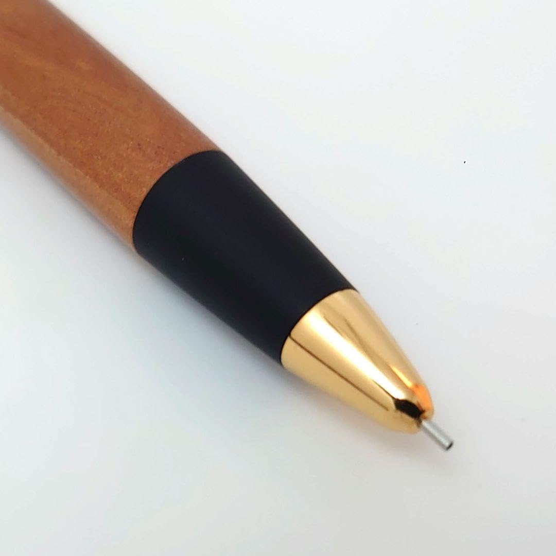 野原工芸】新型シャープペンシルミネバリ sanzoクリップ（ゴールド）