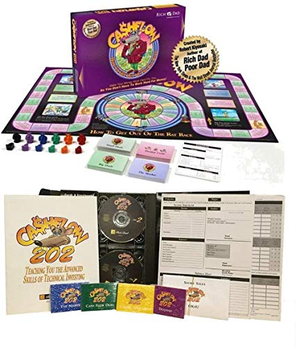 The Rich Dad Cashflow 101 202 No More Rat Race - Rich Dad Board Game Family Toys Robert Kiyosaki Cash Flow Personal Finance Investing Education Knowledge - Key To Success #TOP2