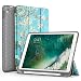 iPad Pro 10.5 Case with Pencil Holder, Swees Slim Full Body Protective Smart Cover Leather Case Rugged Shockproof with Stand Built-in Apple Pencil Holder for iPad Pro 10.5 inch, Blossom