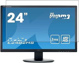 Puccy 2 Pack Anti Blue Light Screen Protector Film, compatible with iiyama Prolite E2482HS-B1 24" Display Monitor TPU Guard （ Not Tempered Glass Protectors ）