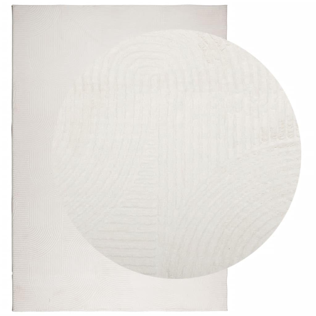 Tapis IZA Poils Courts Style scandinave crème 140x200 cm,Maison & Jardin,Décorations,Tapis,5.2 kg-375441