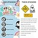Baby on Board Signs for Car, Superhero, Waterproof and UV-Resistant Baby on Board Sticker, Durable Sign for Safety Awareness, Easy to Apply for Window or Bumper