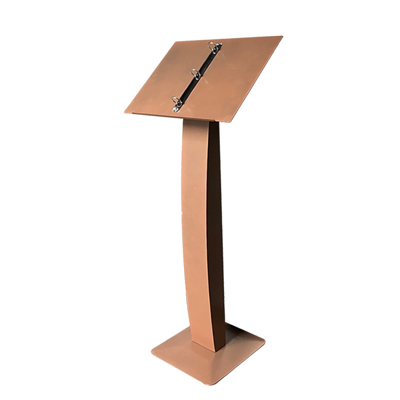 Freending Metal Menu nd - Soporte multiusos para carteles y folletos, ideal para cafeterías y eventos (tamaño: I-37,6 x 37,6 x 115 cm)