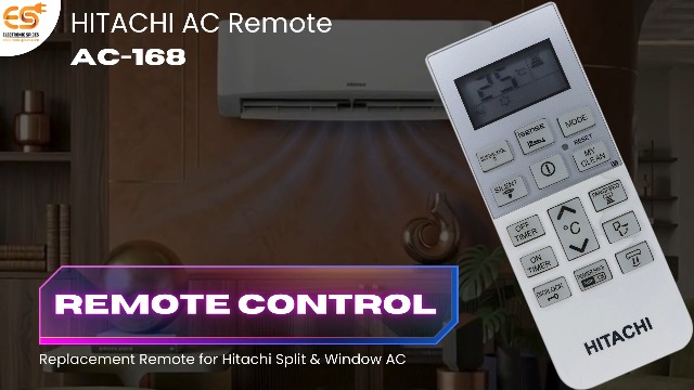 Electronic Spices AC Remote | Compatible with HITACHI AC (Model AC
