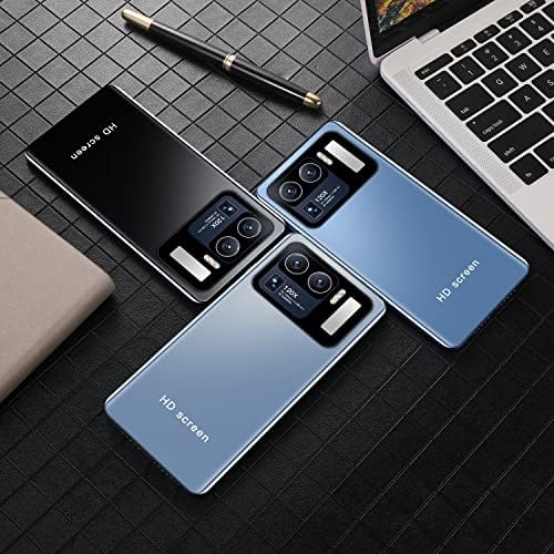 Sim Free Mobile Phones Unlocked, Basic Android Phones, 5.5 Inch IPS Touchscreen, 5MP+2MP Dual Cameras, 2800mAh,Wifi, Bluetooth, GPS Cell Phones (M12Uitra-Blue)