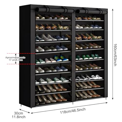 Lista de Zapateras de tela los mejores 5. 12 zapateras de tela marca ZRJJTQ (3)
