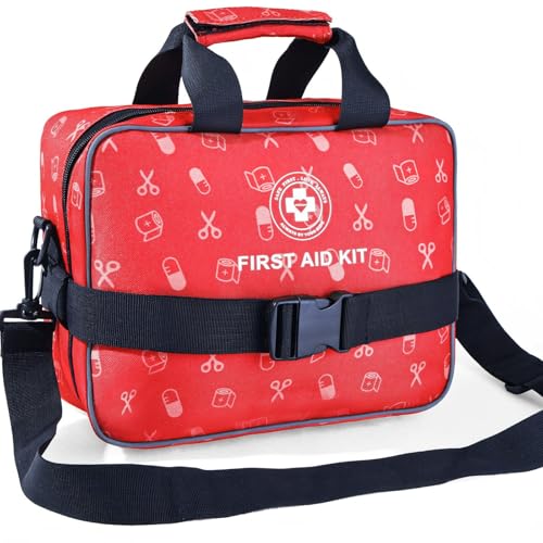 All-in-One Premium 530 Piece Emergency First Aid Kit, Large Medical Kit for Home, Car, Camping, Travel, Hiking, Sports & Outdoor