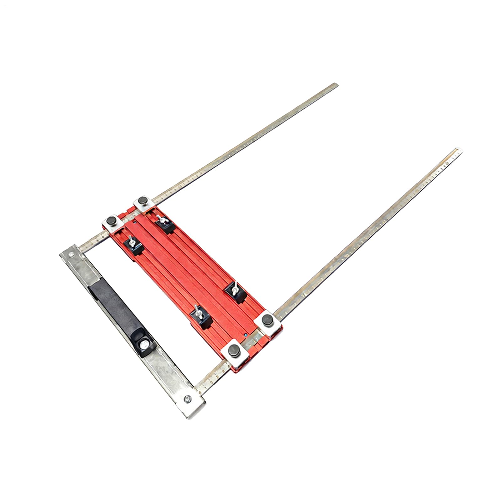 Guía de Borde para Posicionamiento Tabla Ajustable para Recortes de | Herramienta de Posicionamiento para Carpintería para Sierra Eléctrica Manual Cortar Madera Acabado de Muebles