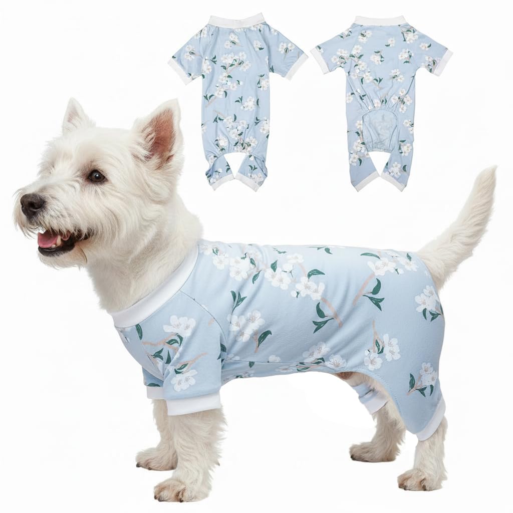 Pyjama en coton pour chiens de petite taille vêtement chiot combinaison douce