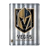 Rico Industries NHL Hockey Vegas Golden Knights 12' X 16' Tin Metal Roof Sign