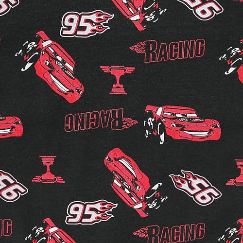 Image of Disney Cars Lightning McQueen Boys 2 Piece Short Sleeve T-Shirt and Shorts Set for Toddler and Big Kids