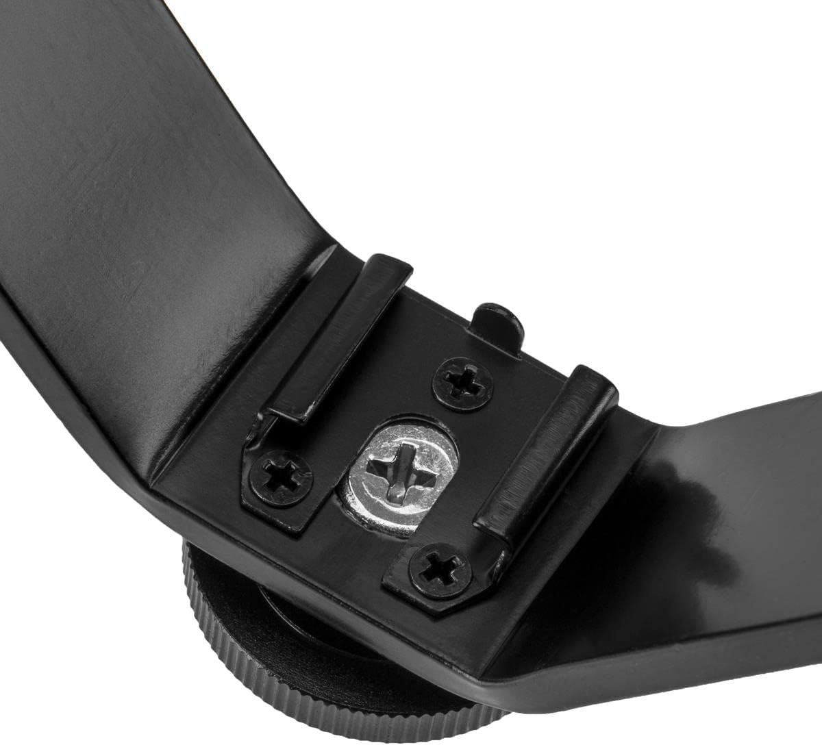 Flashpoint Triple Shoe Mount V-Bracket For DSLR Camera Video Lights, Monitors or Microphones : Electronics