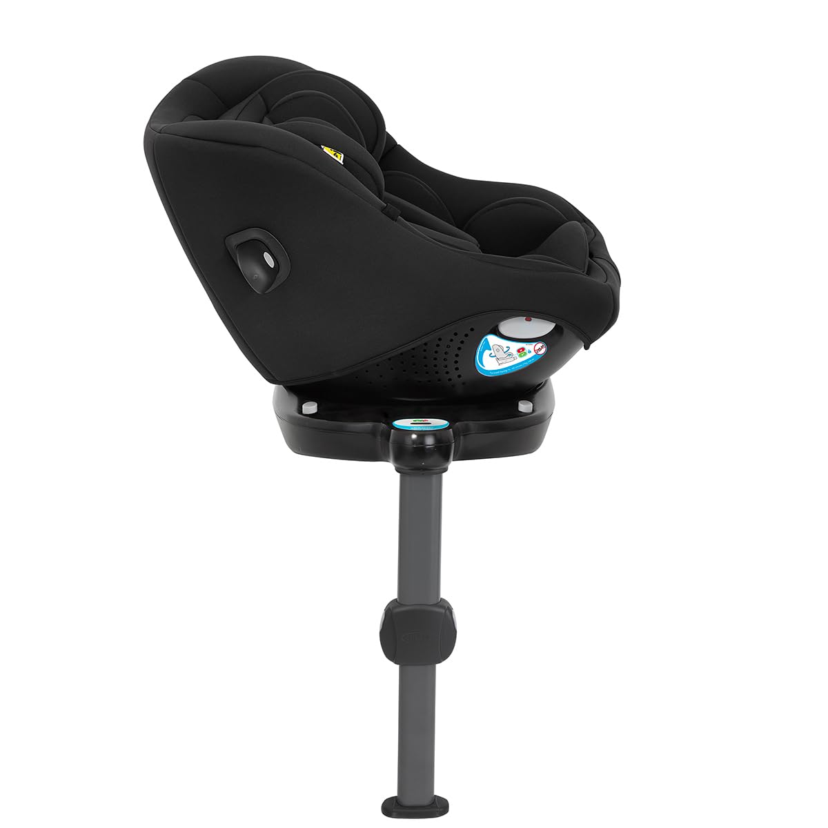 Graco - Turn2Me™ DLX i-Size R129 - Silla de coche evolutiva 2 en 1 ISOFIX con rotación de 360°, de 40 a 105 cm (desde el nacimiento hasta los 4 años aprox.), color medianoche