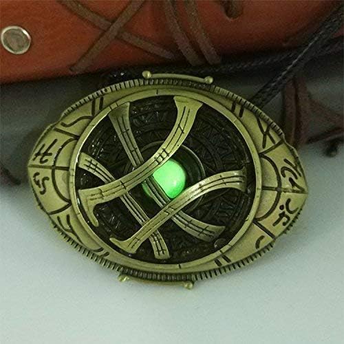 Doctor Strange Necklace, Glow In the Dark Necklace, Eye of Agamotto Amulet Necklace, Doctor Strange Fans Gift, Doctor Strange Costume