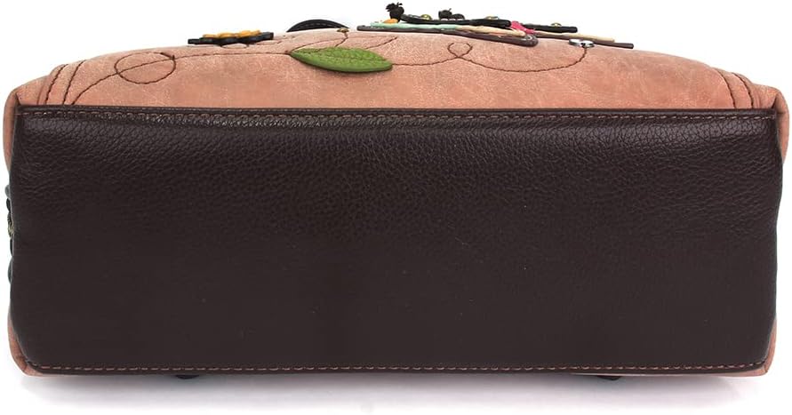 Chala Group Handbags Multi-Color Convertible Mini Backpack Purse (870) (Butterlfy_ Dusty Rose)