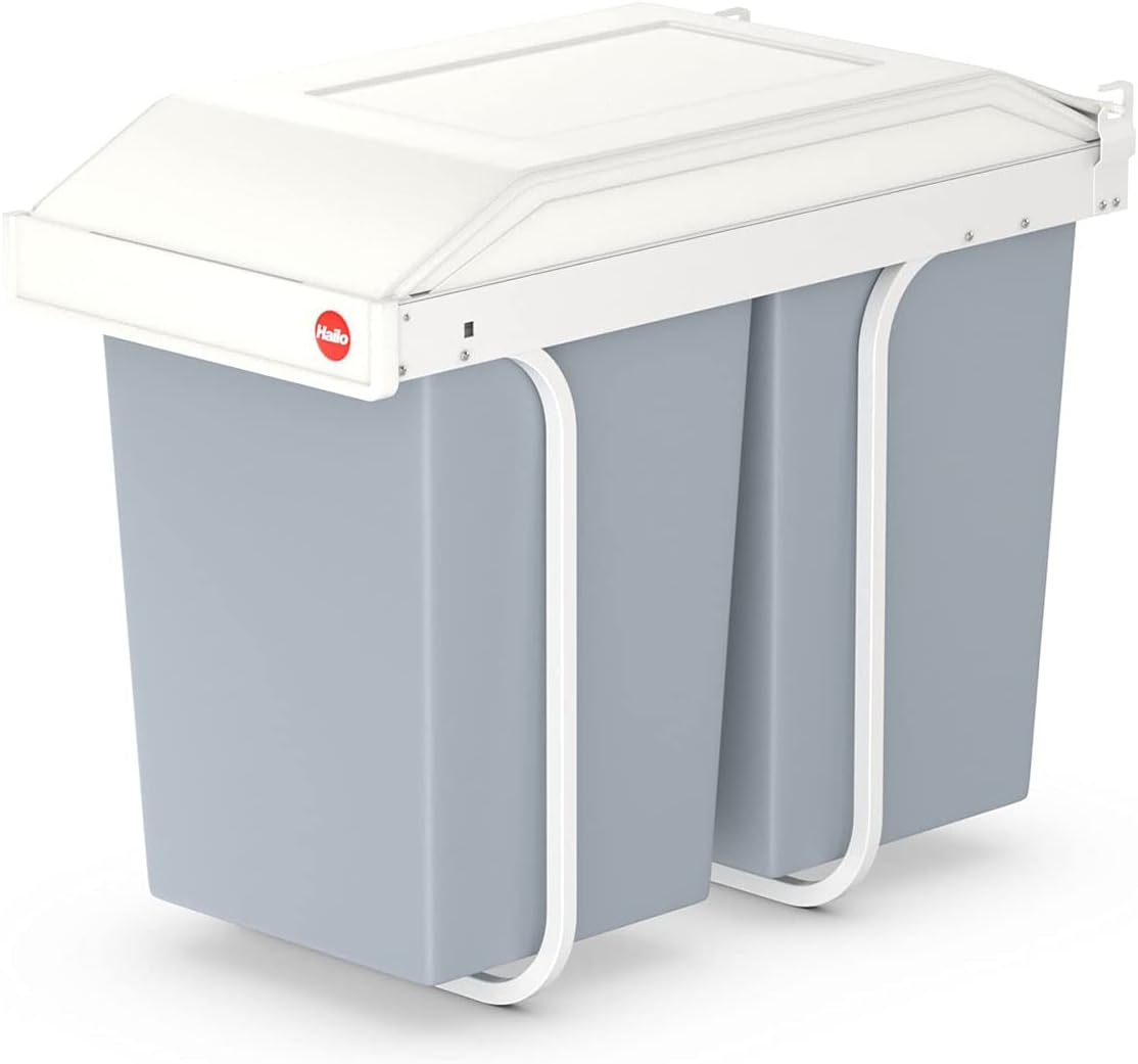 HailoTrash Bins, Plastic, Grey