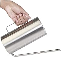 Vista 4 de Yardwe Regadera de interior con boquilla larga de acero inoxidable de 50.7 fl oz, ideal para el cuidado de suculentas y plantas