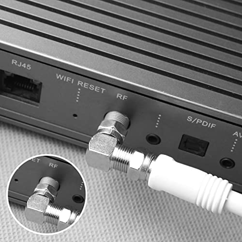 Conector coaxial en ángulo de 90°, pack 12 unidades miniatura 7