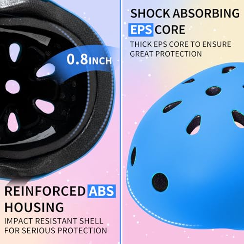 Nattork Kids Helmet Protective Gear, Removable Liner for Multi-Sports Skateboard, Skates, Bike, Scooter Age 4-12 Kids Youth Adults - Image 4