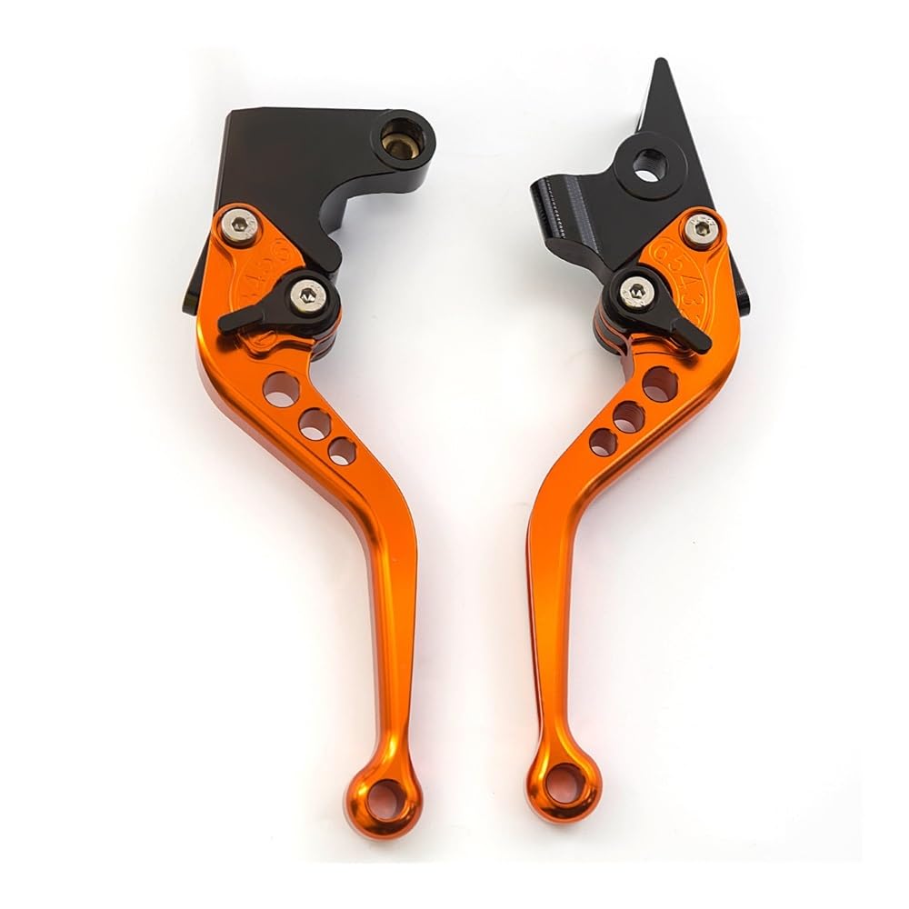 Sdfgsgffyf Orange 144Mm Motorcycle Brake Clutch Levers For Meteor 350 2021 Onwards Adjustable Motorcycle Brake Clutch Levers Motorcycles Cnc T6061 Parts Accessories