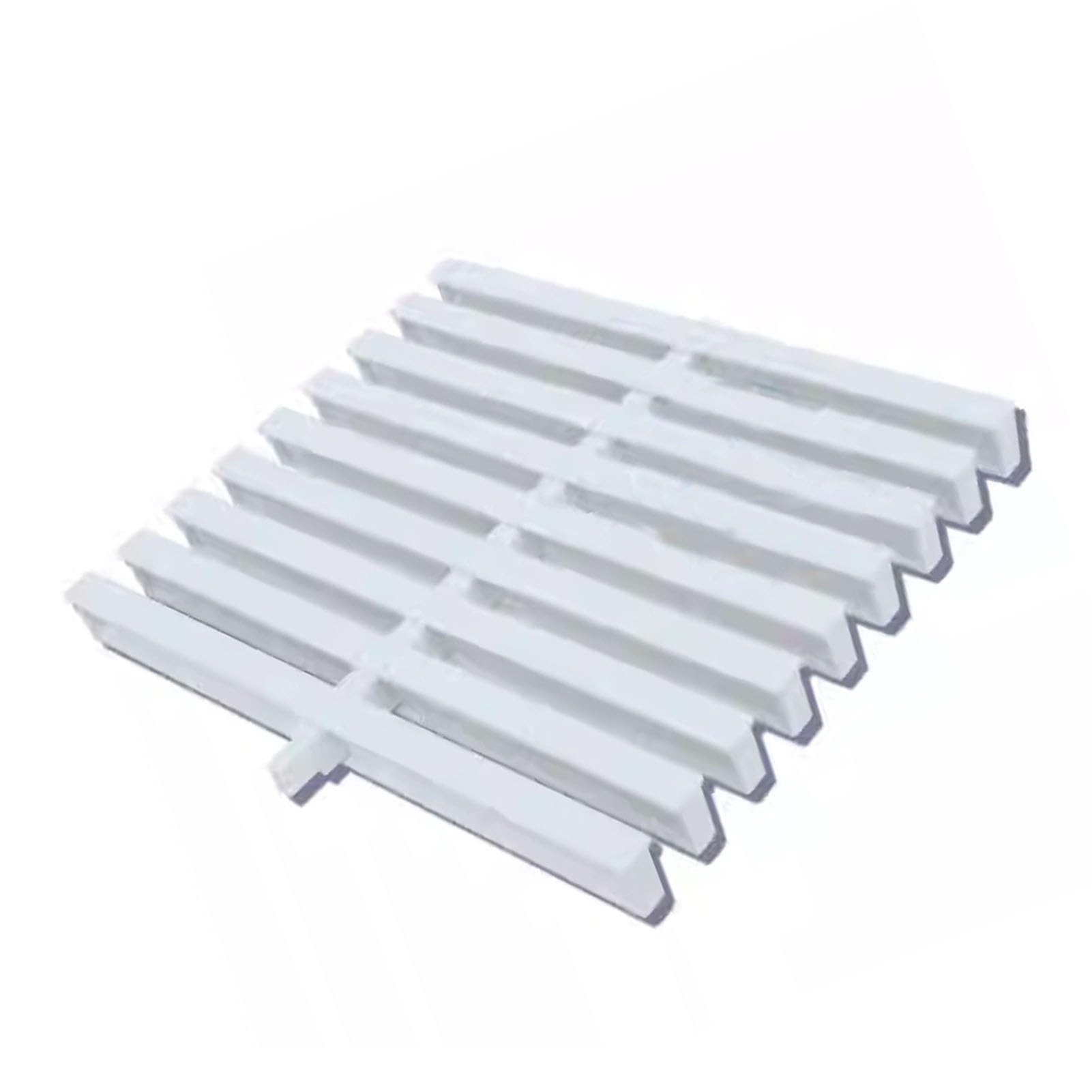 Griglia di Troppo Pieno per drenaggio Piscina, griglia di Scarico in plastica PVC, Copertura per Scarico a Pavimento, Copertura per griglia di Giunzione, per vialetti, patii e Bordi Piscina