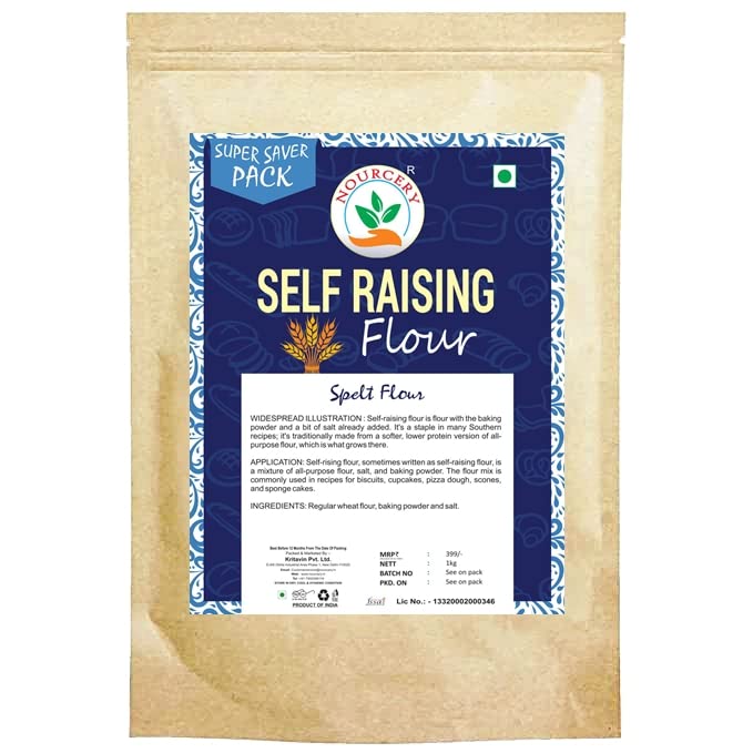 Nourcery Self Raising Flour, 1Kg (Spelt Flour) (B0B71LYWZP) Amazon Price History, Amazon Price Tracker