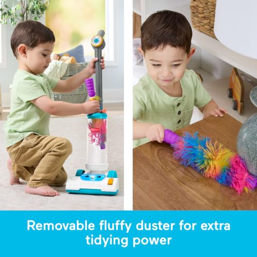 Fisher-Price Laugh & Learn 2-in-1 Vacuum with Duster - image 3