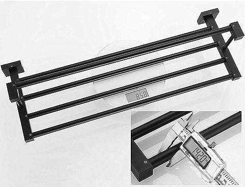 Porte-serviettes mural double barre pour éliminer l'humidité du linge