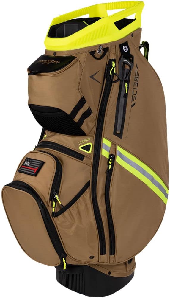 Sun Mountain Mens 2023 C130 14-Way Divided Golf Cart Bag (First Responder)