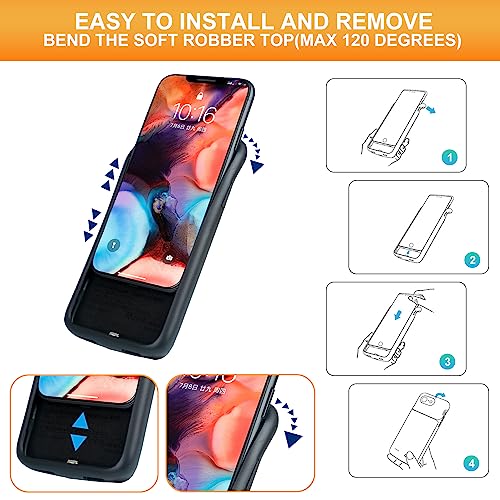 HYZJA Custodia per batteria per iPhone 12/12 Pro