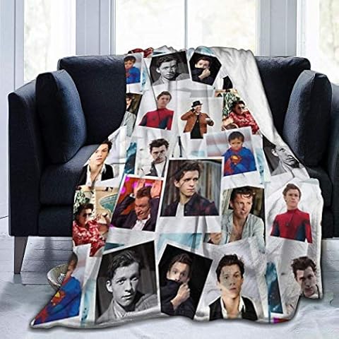 Tom - Holland Flannel Fleece Blanket Lightweight Super Soft Warm Cozy Throw Blanket Home Decor for Couch, Bed, Sofa, Travel Cover