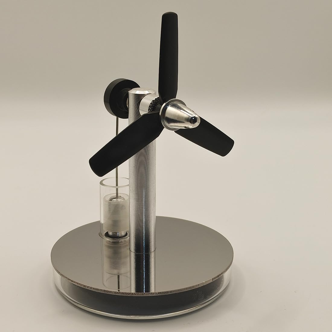 BrightBud Moteur Stirling basse température, machine à vapeur avec hélice à trois ailes, kit scientifique éducatif