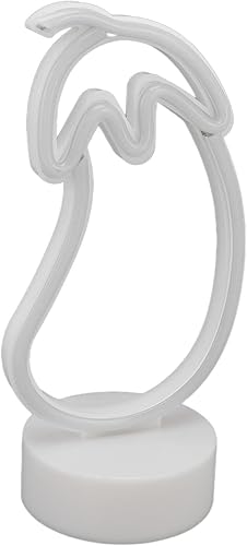 Miniatura 7 de Letrero de neón de berenjena, luz LED de neón con pilas USB, decoración de Navidad, letreros de neón de pared para cueva de hombre, hogar,