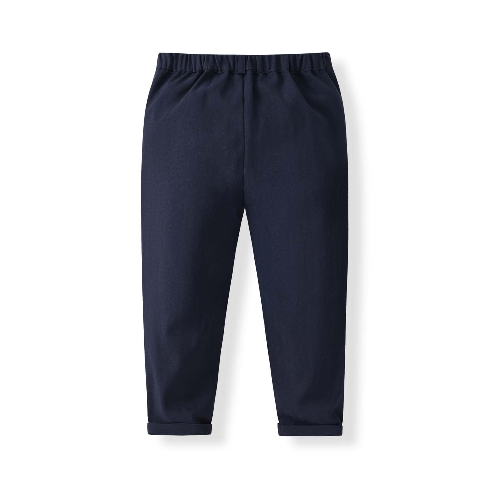 Generisch Completo formale con camicia, gilet, pantaloni, papillon, per bambini piccoli e classici, adatto per feste dai 18 mesi ai 7 anni, elegante combinazione per occasioni speciali