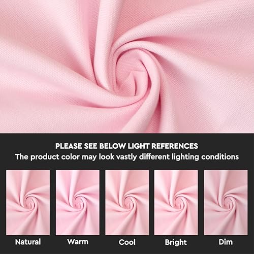 Image of Encasa XO Throw Pillow Covers 16x16 in Set of 2 Light Pink | No Inserts | Cotton Pillow Covers for Living Room, Bed, Sofa, Couch | Decorative Cushion Covers with Improved Zipper