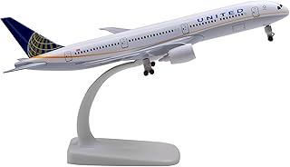 Bswath Airplane Model 1:300 Scale Model United B787 Model Plane Metal Alloy Model for Gift and Decoration