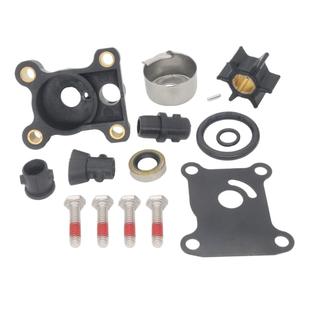 Kit Riparazione Pompa Acqua Girante Compatibile Con Motori Fuoribordo 9.9HP e 15HP Sostituisce 394711 391698 Sierra 18-3327