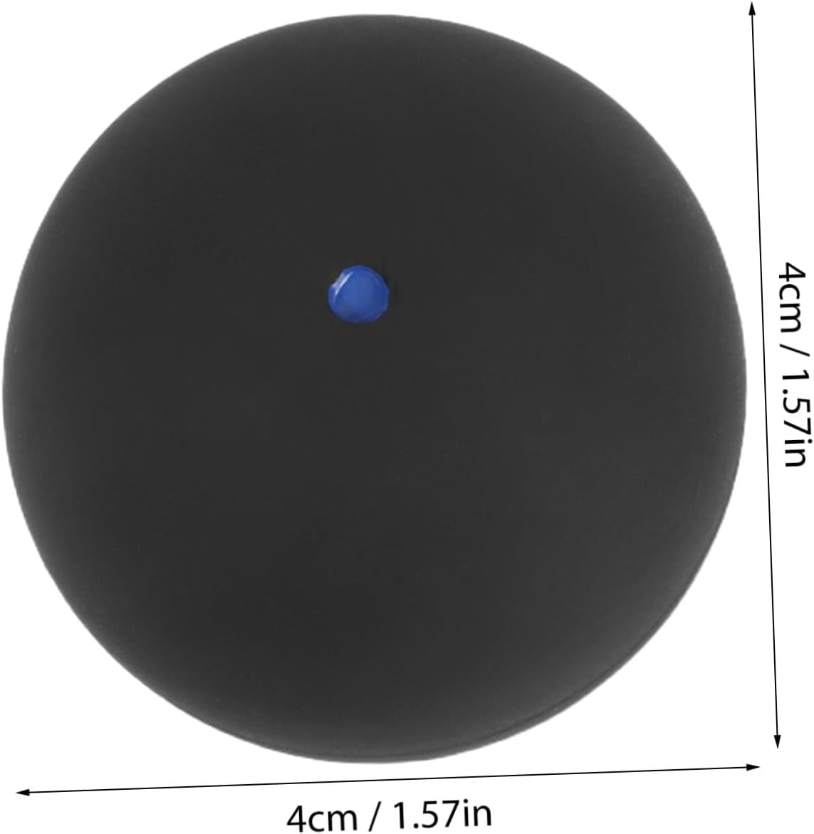 Totority Single Blue Dot Squash Ball Training and Practice Ball High Elastic Rubber for Beginner Competition and Squash Racket Sports
