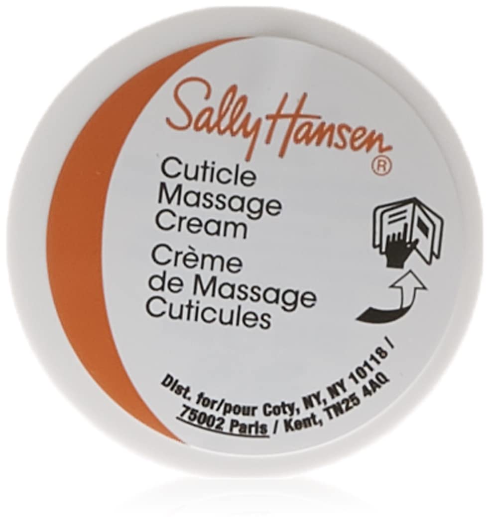 Sally Hansen Cuticle Massage Cream 0.4 Oz, Packaging may vary