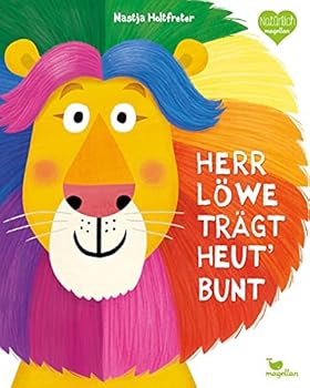 Herr Löwe trägt heute bunt