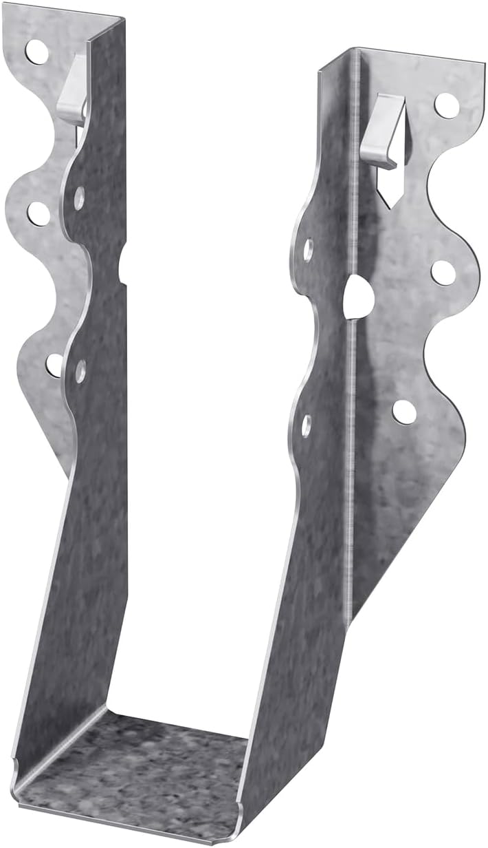100 Pack LU Series Joist Hanger for 2x6 Wood Framing Strong Tie Galvanized Steel