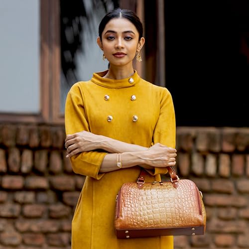 Anuschka Women’s Hand-Painted Genuine Leather RFID Blocking Wide Organizer Satchel3