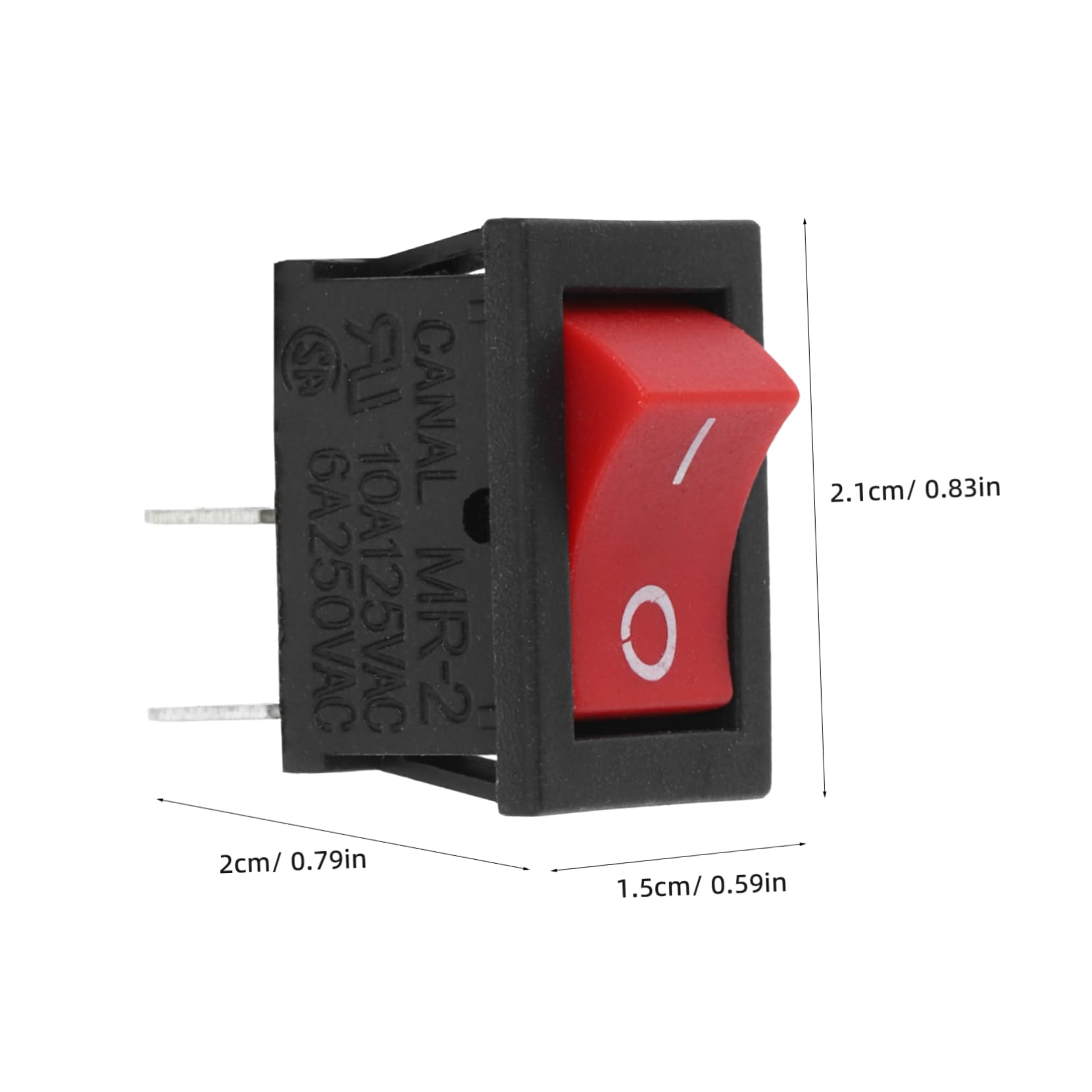 Balacoo 5pcs Boat Shape Toggle Switch Replacement for Water Dispenser Heavy Duty Switch