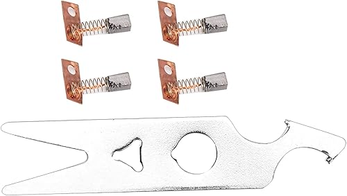 Miniatura 5 de Juego de llaves de cepillo de carbono, 2 pares de herramientas de repuesto para taladro de uñas