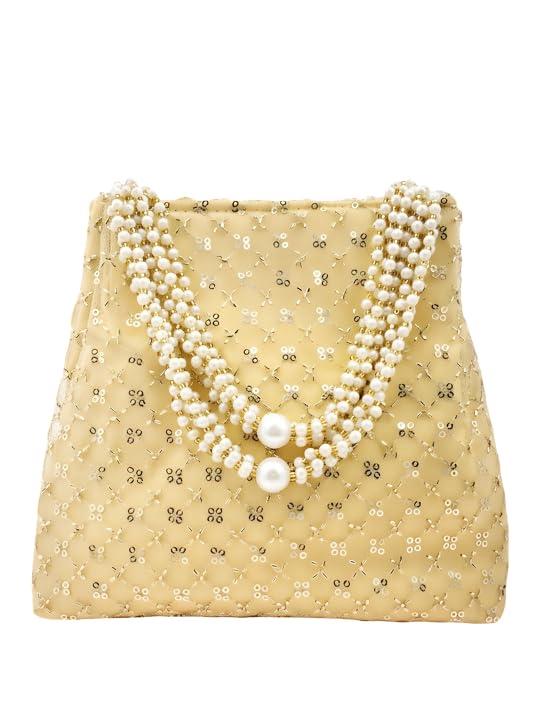 Image of Adiva Potli Handbags For Women | Potli Bags For Ladies For Wedding | Potli Bags For Women | Wedding Bags For Woman | Batwa Potlis Hand Bag | Designer Potli Bag For Ladies For Marriage